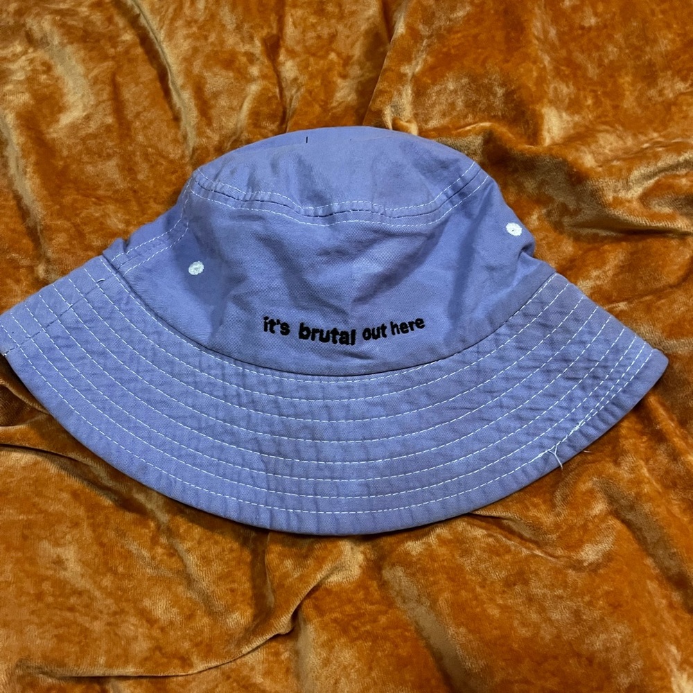 it’s brutal out here bucket hat